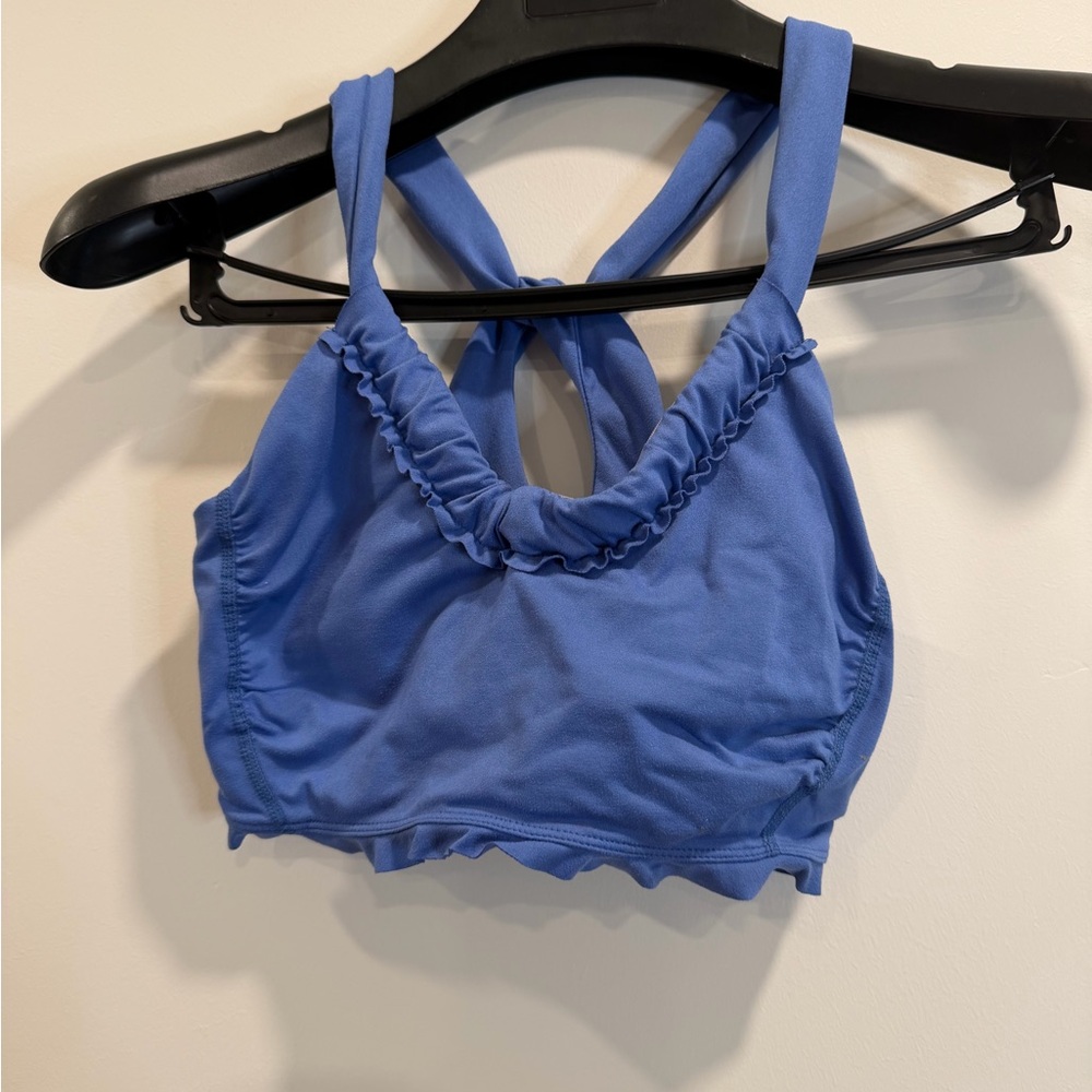 Free people movement  Ruffled Sports Bra